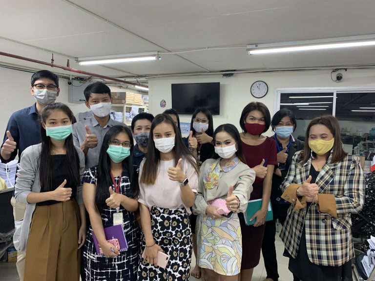 กลุ่มสารบบและตรวจรับคำขอ กองสิทธิบัตร กรมทรัพย์สินทางปัญญา เข้าชมการทำงานของงานนำเข้าข้อมูลสิทธิบัตร​